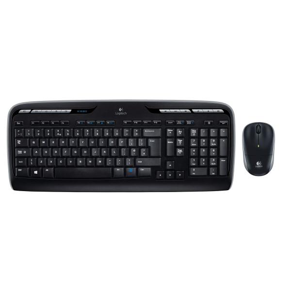Teclado e Rato Logitech Wireless Combo MK330 Preto Qwerty US