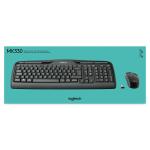 Teclado e Rato Logitech Wireless Combo MK330 Preto Qwerty US