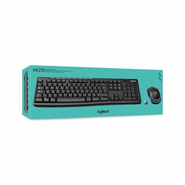 Teclado e rato óticos Logitech 920-004513 2,4 GHz Preto Espanhol Qwerty espanhol QWERTY