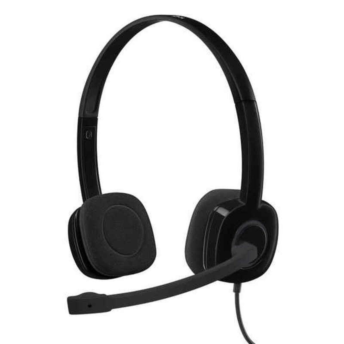 Auriculares com microfone Logitech H151 Preto