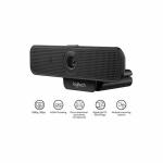 Webcam Logitech 960-001076 HD 1080p Auto-Focus Preto Full HD 30 fps