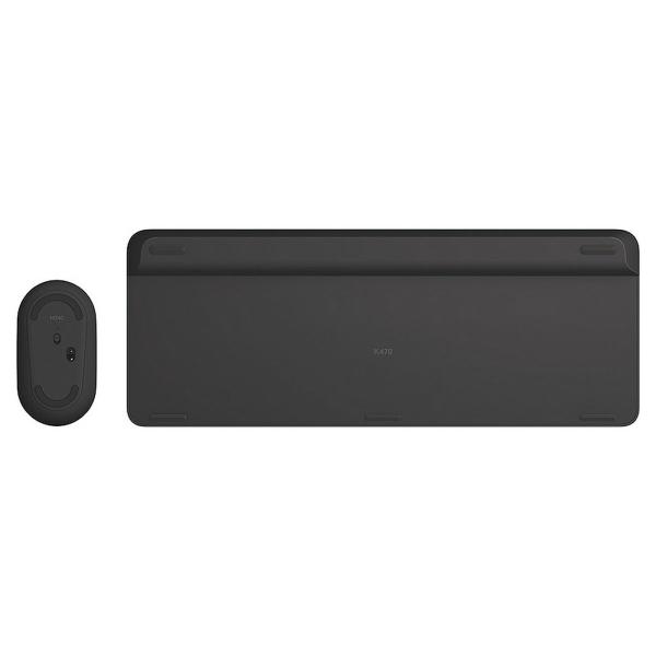 Teclado e Rato Logitech 920-009190 Preto Cinzento Francês AZERTY