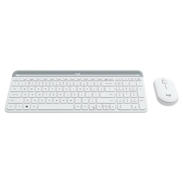 Teclado e Rato Logitech  MK470 Branco Francês AZERTY