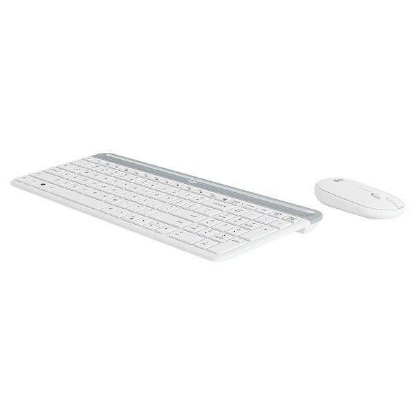 Teclado e Rato Logitech  MK470 Branco Francês AZERTY