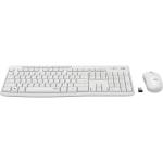 Teclado e Rato sem Fios Logitech MK295 Branco Francês AZERTY