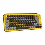 Teclado Logitech POP Francês Amarelo AZERTY