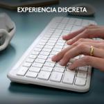 Teclado e Rato Logitech 920-012596 Branco Espanhol QWERTY