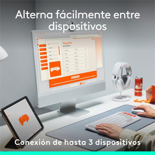 Teclado Logitech 920-013069 Branco