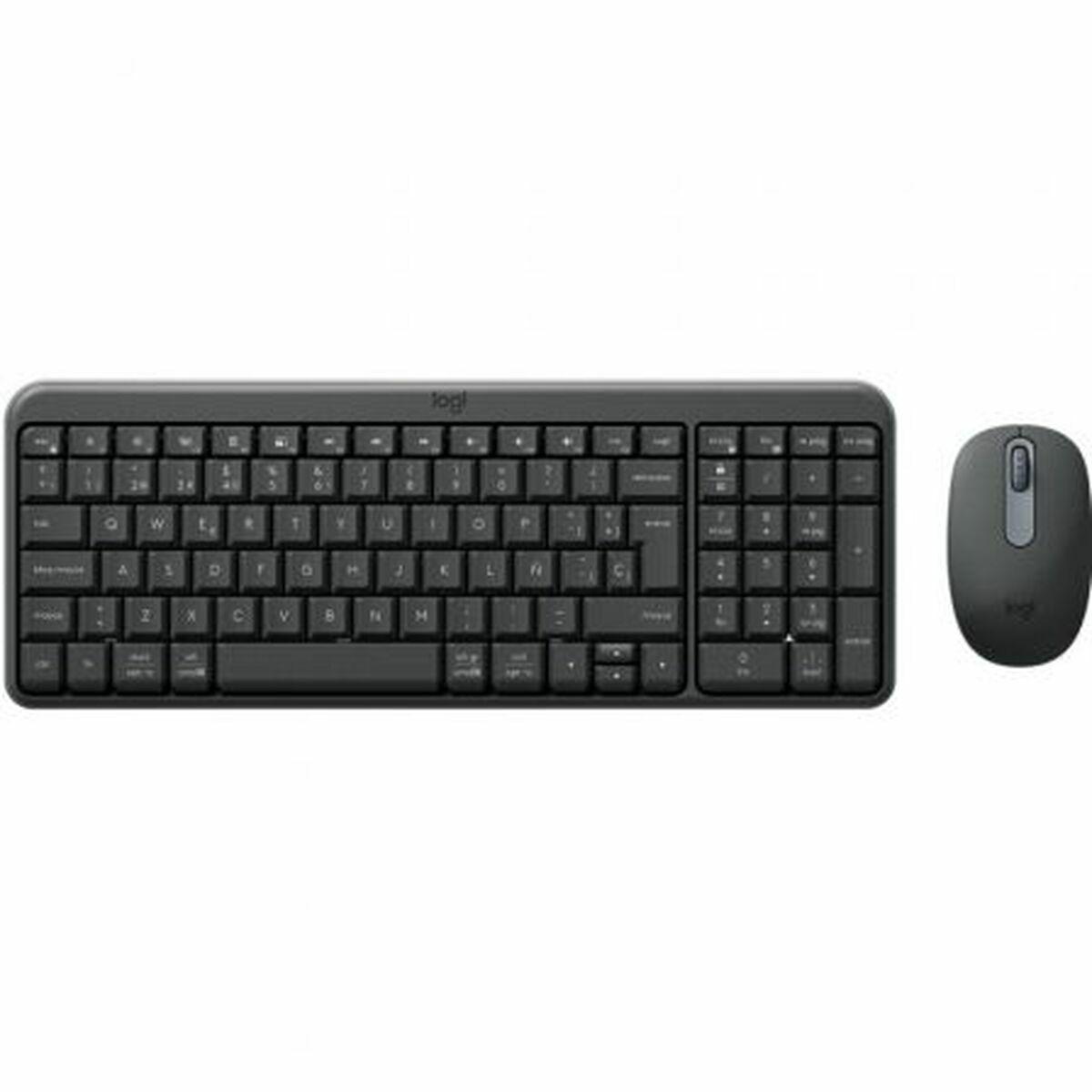 Teclado e Rato Logitech 920-013543 Grafite QWERTY