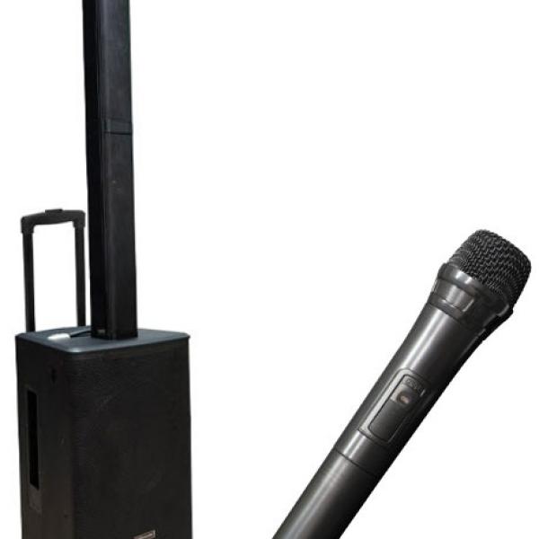 Sistema Som Portátil Amp.12 MP3/BLUETOOTH/USB/SD/TWS c/ Luzes (SET COMBO 1000 BAT MKII) - MARK