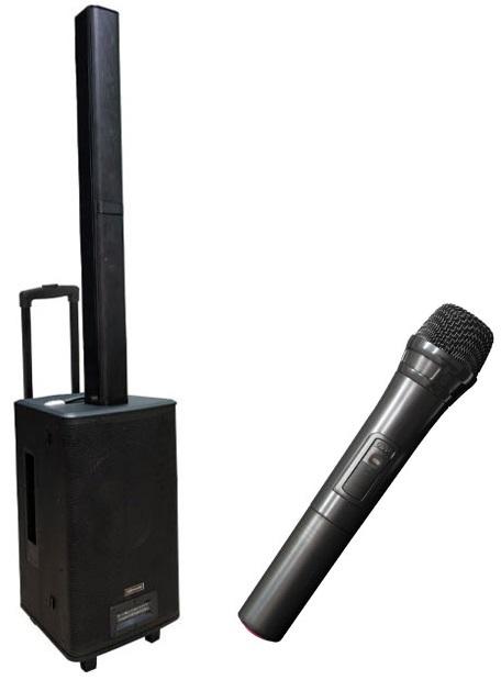 Sistema Som Portátil Amp.12 MP3/BLUETOOTH/USB/SD/TWS c/ Luzes (SET COMBO 1000 BAT MKII) - MARK