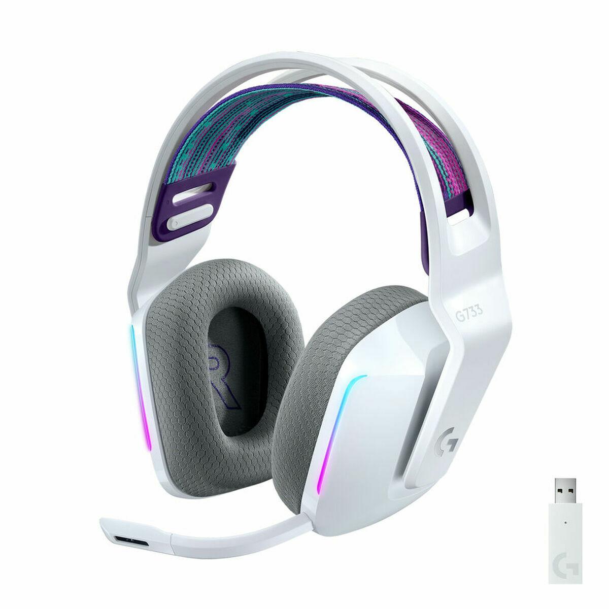 Auriculares sem fios Logitech G733 Lightspeed Headset Branco