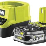Carregador + Bateria Lithium+ 18V 2.4Ah RC18120 - 125 - RYOBI