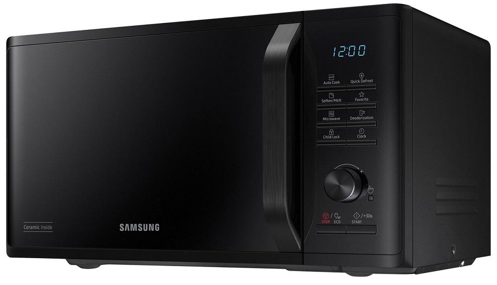 Microondas de Balcão 800W 23L MS23K3515AK (Preto/Inox) - SAMSUNG