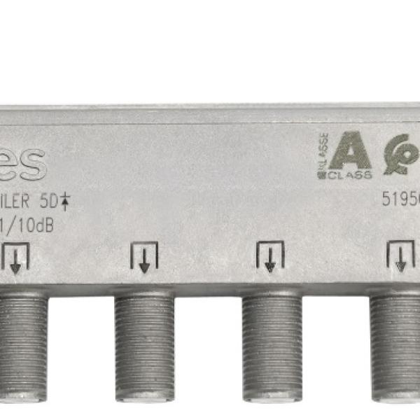 Repartidor Interior (5 - 2400MHz) 5 Saídas 10dB F DC - TELEVES 519505