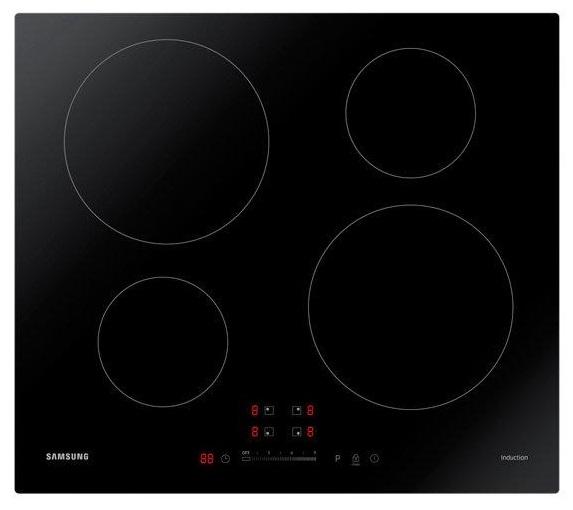 Placa de Indução Embutida 4 Zonas NZ64M3707AK (Preto) - SAMSUNG