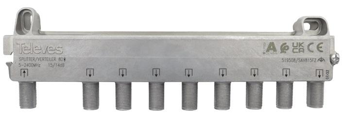 Repartidor F 8D (5 - 2400MHz) 8D 15/14dB - TELEVES 519508