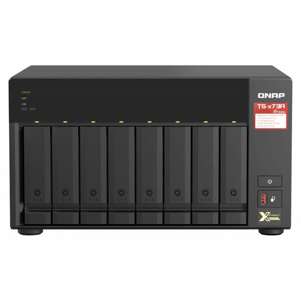 Armazenamanto em Rede NAS Qnap TS-873A-8G           Preto