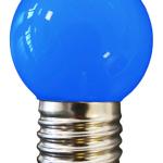 Lampada LED E27 B45 220V 2W 270Lm - Azul