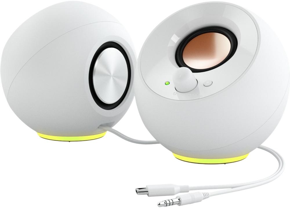 Colunas Pebble SE 2.0 Canais 4.4W (Branco) - CREATIVE