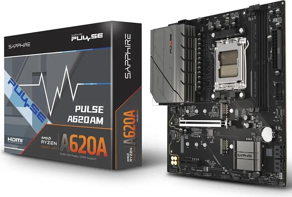 Motherboard Micro - ATX Pulse A620M SktAM5 - SAPPHIRE