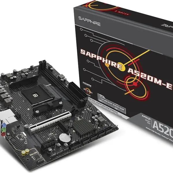 Motherboard Micro - ATX A520M - E SktAM4 - SAPPHIRE