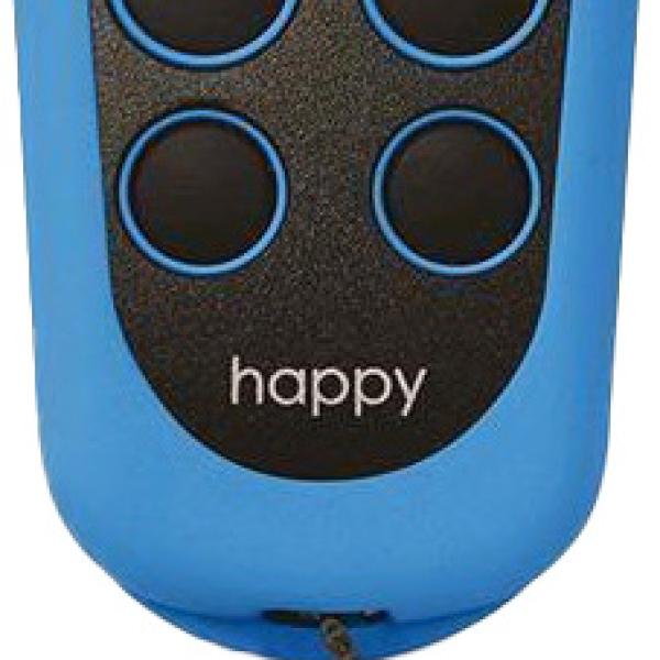 Comando Garagem 4 Canais 433,92Mhz (Azul) - NEW HAPPY
