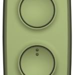 Comando Garagem Multi Frequência Mini Noa Olive Green - WHY EVO