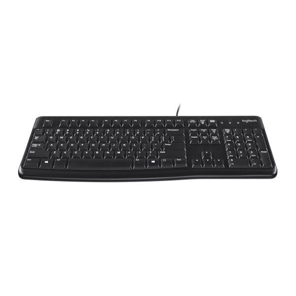 Teclado Logitech K120 Preto Qwerty espanhol Qwerty UK