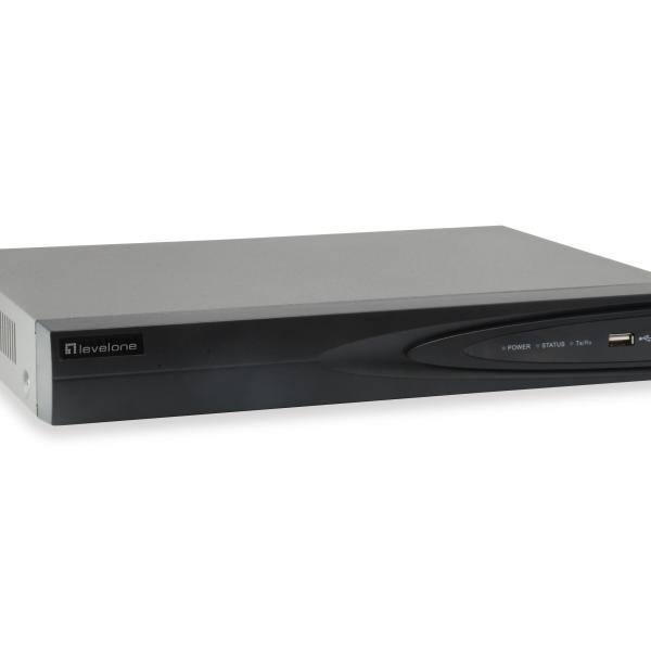 Gravador LEVEL ONE 4 - Channel PoE Network Video, 4 PoE Outputs, H.265/264 NVR - 0504
