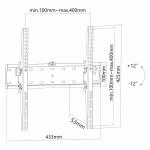 Suporte TV Neomounts FPMA-W350BLACK      