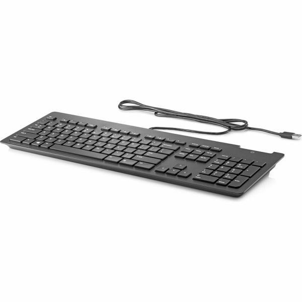 Teclado HP Z9H48AA#ABE Qwerty espanhol Preto