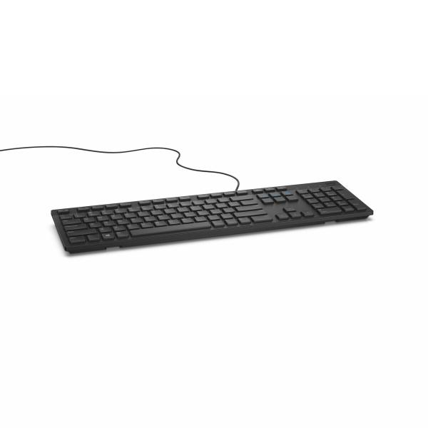 Teclado Dell KB216 Preto Monocromática Inglês EEUU QWERTY Qwerty US