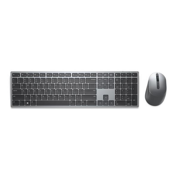 Teclado e Rato sem Fios Dell KM7321WGY Cinzento Qwerty espanhol QWERTY