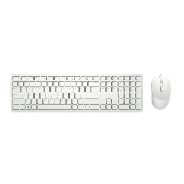 Teclado Dell KM5221W-WH-SPN Branco Preto Qwerty espanhol