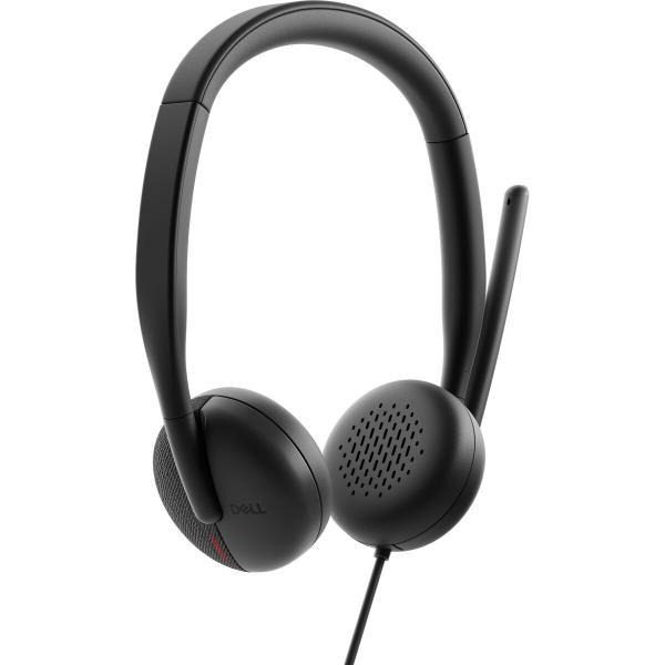 Auriculares com microfone Dell WH3024-DWW Preto
