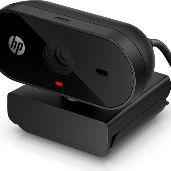 Webcam 320 Full HD 1080p (Preto) - HP