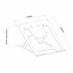Suporte para laptop Neomounts NSLS085BLACK        