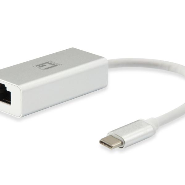 Placa de Rede Externa Gigabit USB - C - USB - 0402 - LEVEL ONE