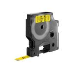 Cinta laminada para máquinas rotuladoras Dymo D1 40918 9 mm LabelManager™ Preto Amarelo (5 Unidades)