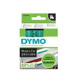 Cinta laminada para máquinas rotuladoras Dymo D1 45809 LabelManager™ Preto Verde (5 Unidades)