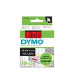 Cinta laminada para máquinas rotuladoras Dymo D1 53717 24 mm LabelManager™ Vermelho Preto (5 Unidades)