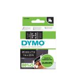 Cinta laminada para máquinas rotuladoras Dymo D1 53721 24 mm LabelManager™ Branco Preto (5 Unidades)