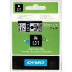 Cinta laminada para máquinas rotuladoras Dymo S0720920 Preto 24 mm
