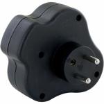 Extensão com 3 tomadas com interruptor Chacon Dominó 3x16A