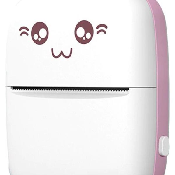 Mini Impressora Térmica Bluetooth KatPrint (Rosa)