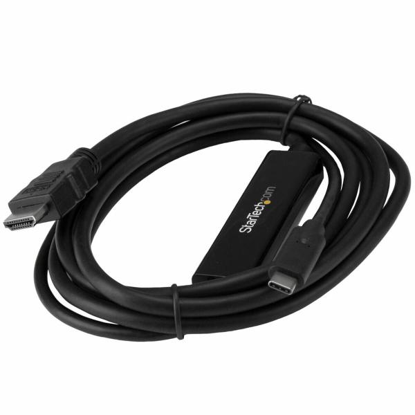 Cabo USB-C para HDMI Startech CDP2HDMM2MB Preto 2 m 4K Ultra HD