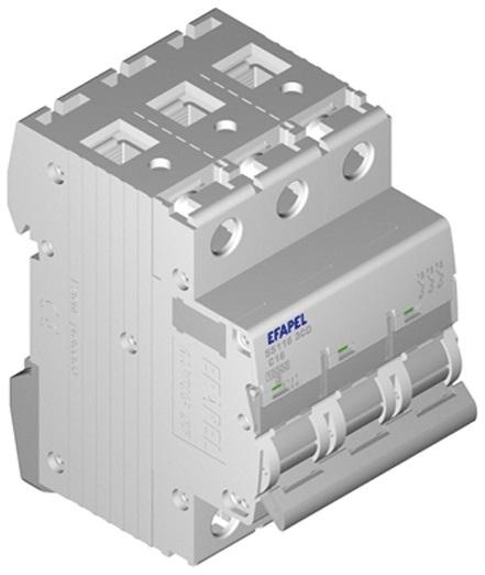 Disjuntor MT - 3P - 4,5kA - C - 25A Série MODUS55 - EFAPEL