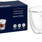 Pack 2x Copos de Café Cappuccino 270ml - DELONGHI