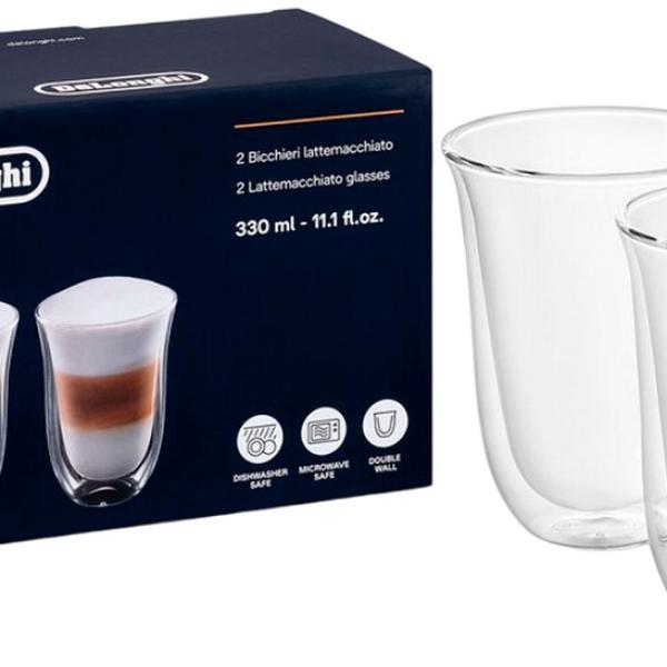 Conjunto Copos de Café Latte Macchiato 330ml (Pack2) - DELONGHI